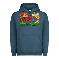 Pigment Midnight Navy sassy senorita Urban Hoodie - HRA Design Shop