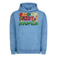 Pigment Pebble Blue sassy senorita Urban Hoodie - HRA Design Shop