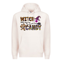 Pale Pink Witch Better Have My Candy Premium Hoodie - CowhideDigitalArt
