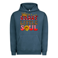 Pigment Midnight Navy sassy little soul Urban Hoodie - HRA Design Shop