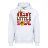White sassy little soul Urban Hoodie - HRA Design Shop