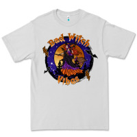 Dove Grey bad witch vibes Premium Tee - SublimationCraftShop