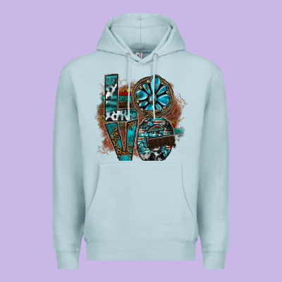 Love Premium Hoodie Designed By Sublimationcraftshop