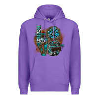 Purple love Premium Hoodie - SublimationCraftShop