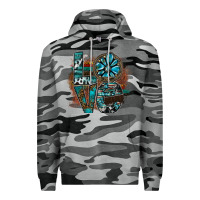 Slate Camo love Premium Hoodie - SublimationCraftShop