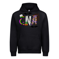 Black Halloween CNA Urban Hoodie - CowhideDigitalArt