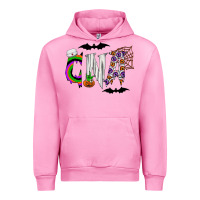 Fuchsia Pink Halloween CNA Urban Hoodie - CowhideDigitalArt