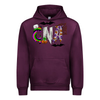 Mauve Wine Halloween CNA Urban Hoodie - CowhideDigitalArt