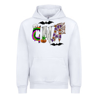 White Halloween CNA Urban Hoodie - CowhideDigitalArt