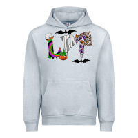 Heather Grey lpt Urban Hoodie - CowhideDigitalArt