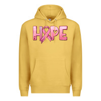Antique Gold hope and pink ribbon Premium Hoodie - HRA Design Shop