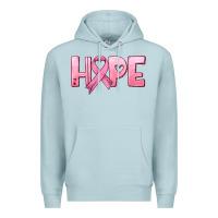 Blue Mist hope and pink ribbon Premium Hoodie - HRA Design Shop