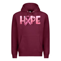 Burgundy hope and pink ribbon Premium Hoodie - HRA Design Shop