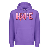 Purple hope and pink ribbon Premium Hoodie - HRA Design Shop