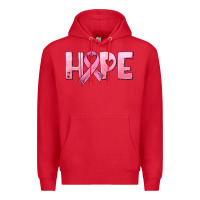 Red hope and pink ribbon Premium Hoodie - HRA Design Shop
