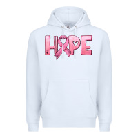 White hope and pink ribbon Premium Hoodie - HRA Design Shop