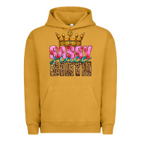 Pigment Peanut Butter sassy since birth Urban Hoodie - HRA Design Shop