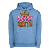Pigment Pebble Blue sassy since birth Urban Hoodie - HRA Design Shop