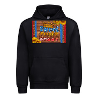 Black usa sweet and sassy skinny metal can holder Urban Hoodie - HRA Design Shop
