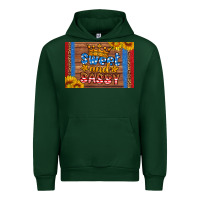 Forest Green usa sweet and sassy skinny metal can holder Urban Hoodie - HRA Design Shop