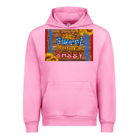 Fuchsia Pink usa sweet and sassy skinny metal can holder Urban Hoodie - HRA Design Shop