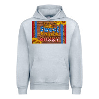 Heather Grey usa sweet and sassy skinny metal can holder Urban Hoodie - HRA Design Shop