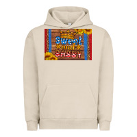 Pigment French Oak usa sweet and sassy skinny metal can holder Urban Hoodie - HRA Design Shop