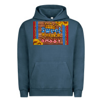 Pigment Midnight Navy usa sweet and sassy skinny metal can holder Urban Hoodie - HRA Design Shop