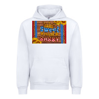 White usa sweet and sassy skinny metal can holder Urban Hoodie - HRA Design Shop