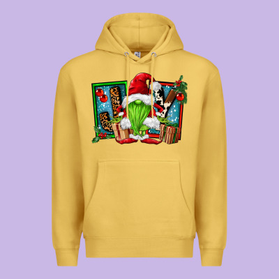 Joy Green Gnomes Premium Hoodie Designed By Fadigitalartstudio