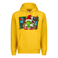Lemon joy green gnomes Premium Hoodie - FaDigitalArtStudio