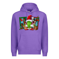 Purple joy green gnomes Premium Hoodie - FaDigitalArtStudio