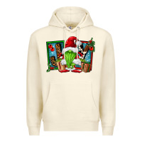 Sandshell joy green gnomes Premium Hoodie - FaDigitalArtStudio