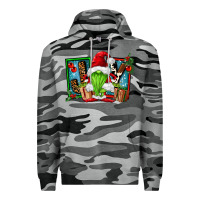 Slate Camo joy green gnomes Premium Hoodie - FaDigitalArtStudio