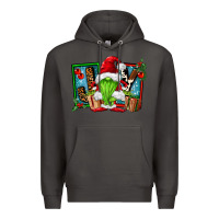 Smoke joy green gnomes Premium Hoodie - FaDigitalArtStudio