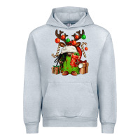 Heather Grey christmas afro gnomes Urban Hoodie - FaDigitalArtStudio