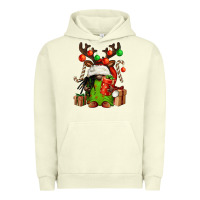 Pigment Pistachio christmas afro gnomes Urban Hoodie - FaDigitalArtStudio