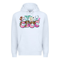 White cscc Premium Hoodie - AdoDesignShop