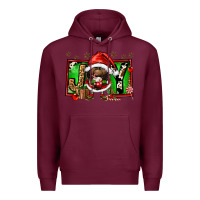Burgundy joy afro santa gnomes Premium Hoodie - FaDigitalArtStudio
