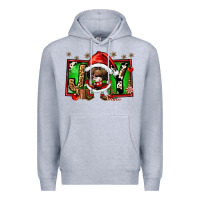 Heather Grey joy afro santa gnomes Premium Hoodie - FaDigitalArtStudio