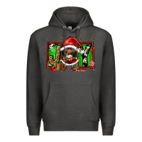 Charcoal Heather joy afro santa gnomes Premium Hoodie - FaDigitalArtStudio