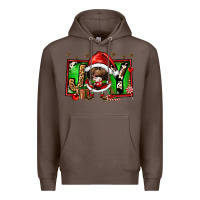 Coffee joy afro santa gnomes Premium Hoodie - FaDigitalArtStudio