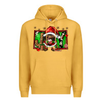 Mustard joy afro santa gnomes Premium Hoodie - FaDigitalArtStudio