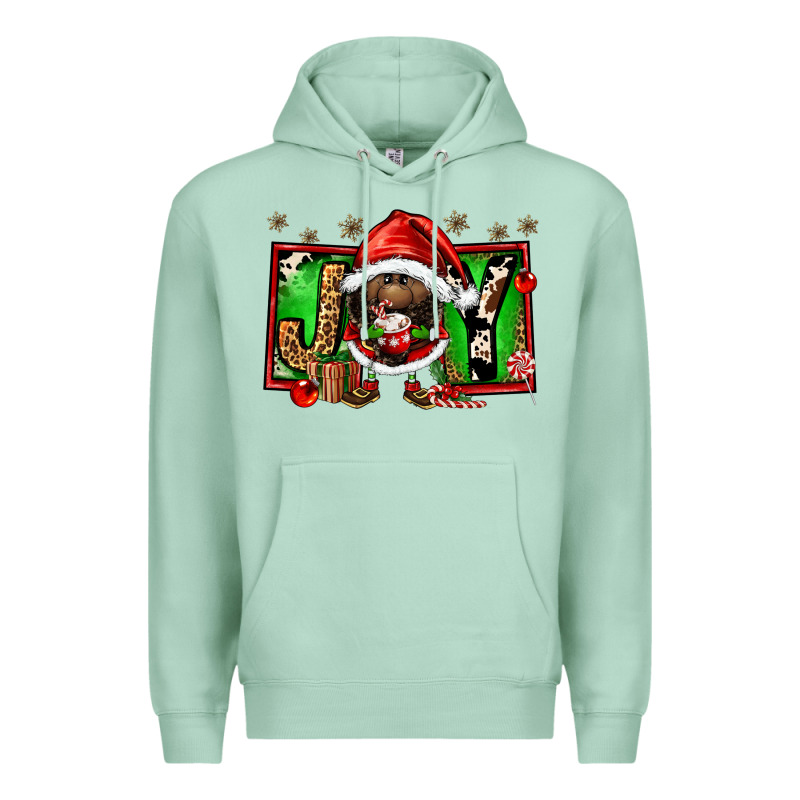 Joy Afro Santa Gnomes Premium Hoodie by FaDigitalArtStudio | Teevron