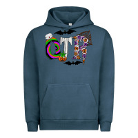 Pigment Midnight Navy otr Urban Hoodie - CowhideDigitalArt