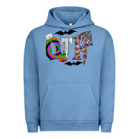 Pigment Pebble Blue otr Urban Hoodie - CowhideDigitalArt