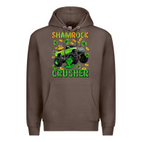 Coffee st patricks shamrock crusher Premium Hoodie - Neo Western