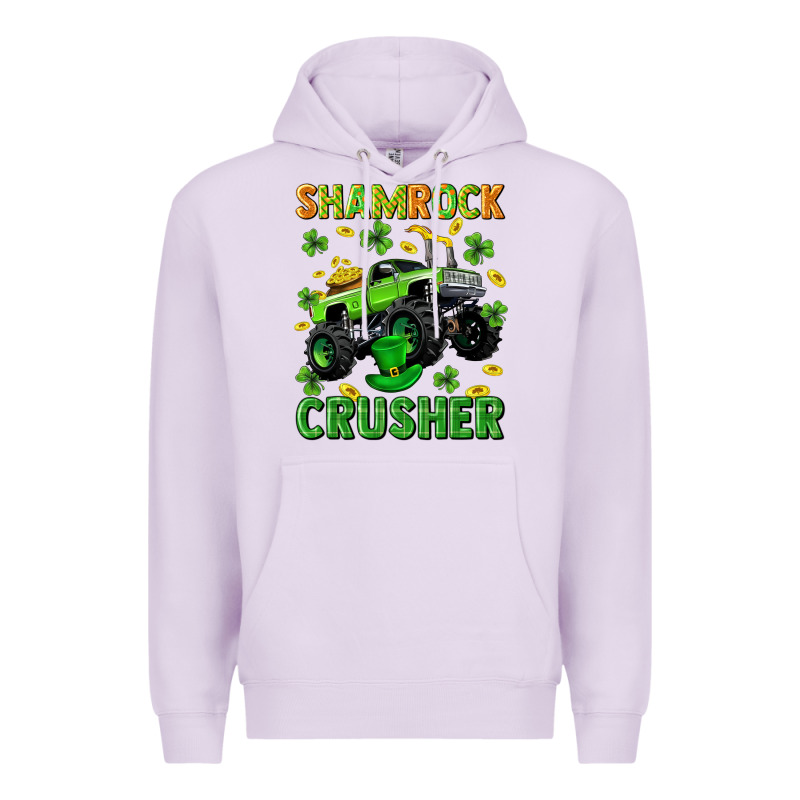 St Patricks Shamrock Crusher Premium Hoodie by Neo Western | Teevron