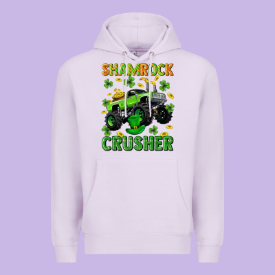 St Patricks Shamrock Crusher Premium Hoodie Designed By Neo Western