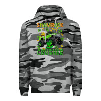 Slate Camo st patricks shamrock crusher Premium Hoodie - Neo Western